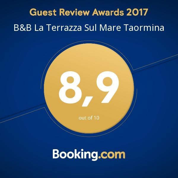 B&B La Terrazza Sul Mare Taormina Bagian luar foto